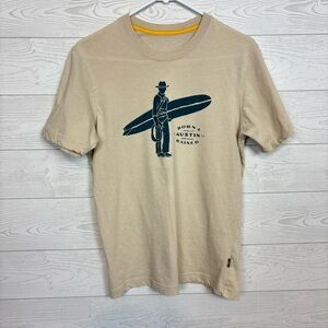 Howler Brothers Bros Roper T-Shirt Size Small Tan Graphic Print